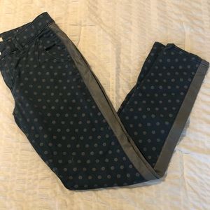 BCBGeneration Polka Dot Twill Pants